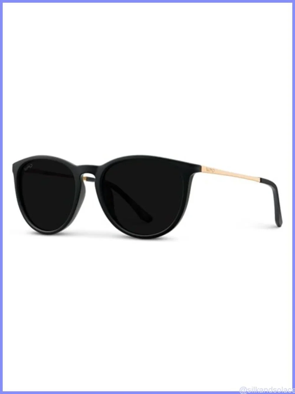 Polarized Round Sunglasses UV400 Shatter-Resistant Polycarbonate Frames